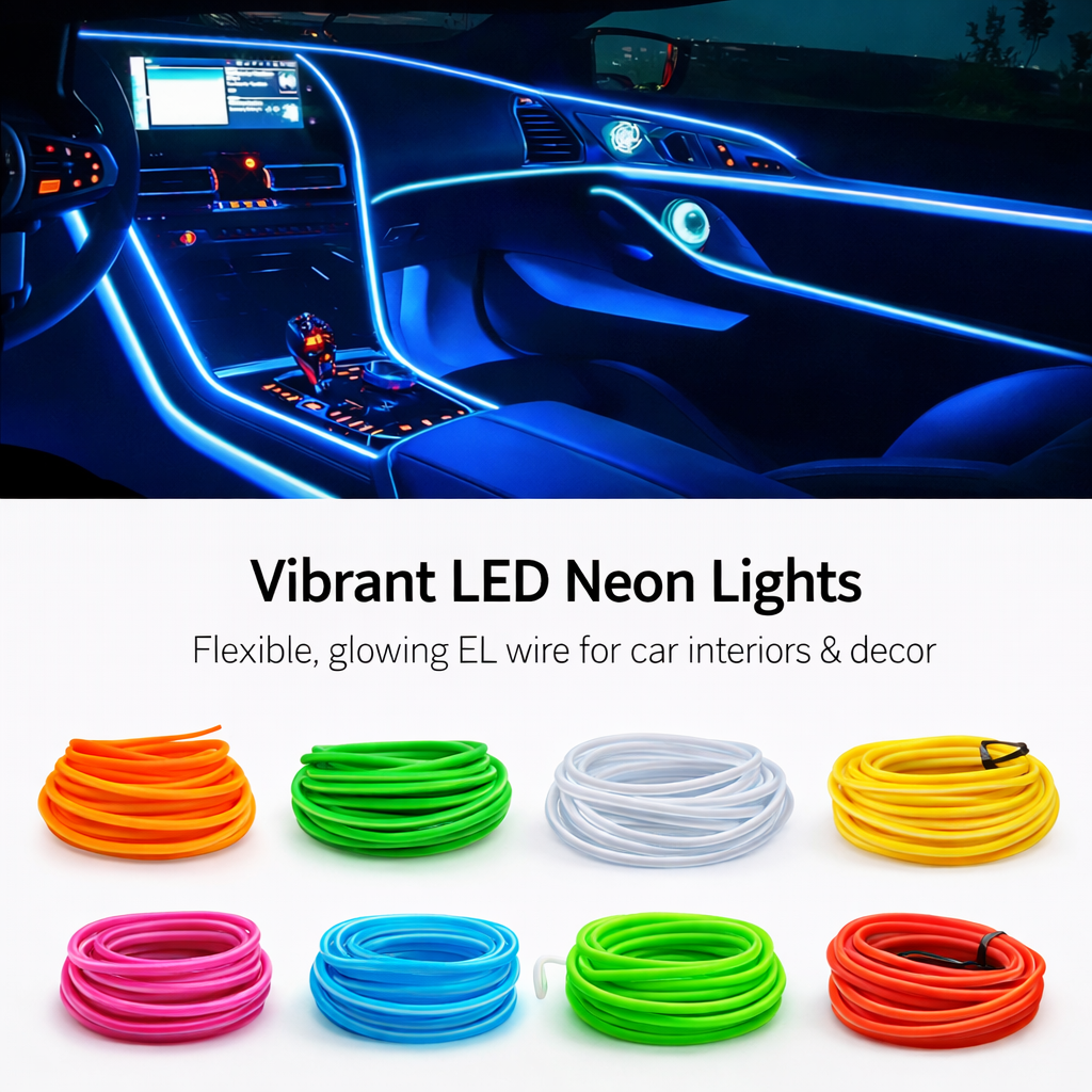 Car Led Decoration Cold Light Interior Modification Strip USB Car Atmosphere Light Lamp Line