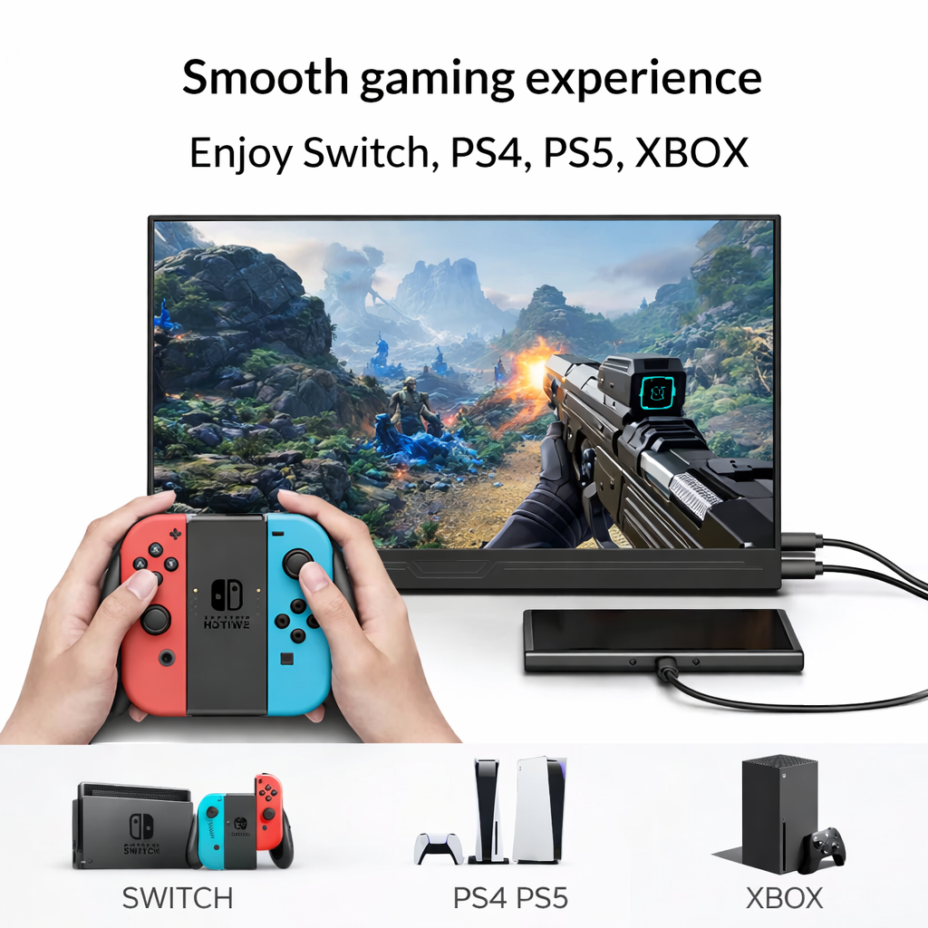 15.6-inch 1080P Portable Gaming Monitor