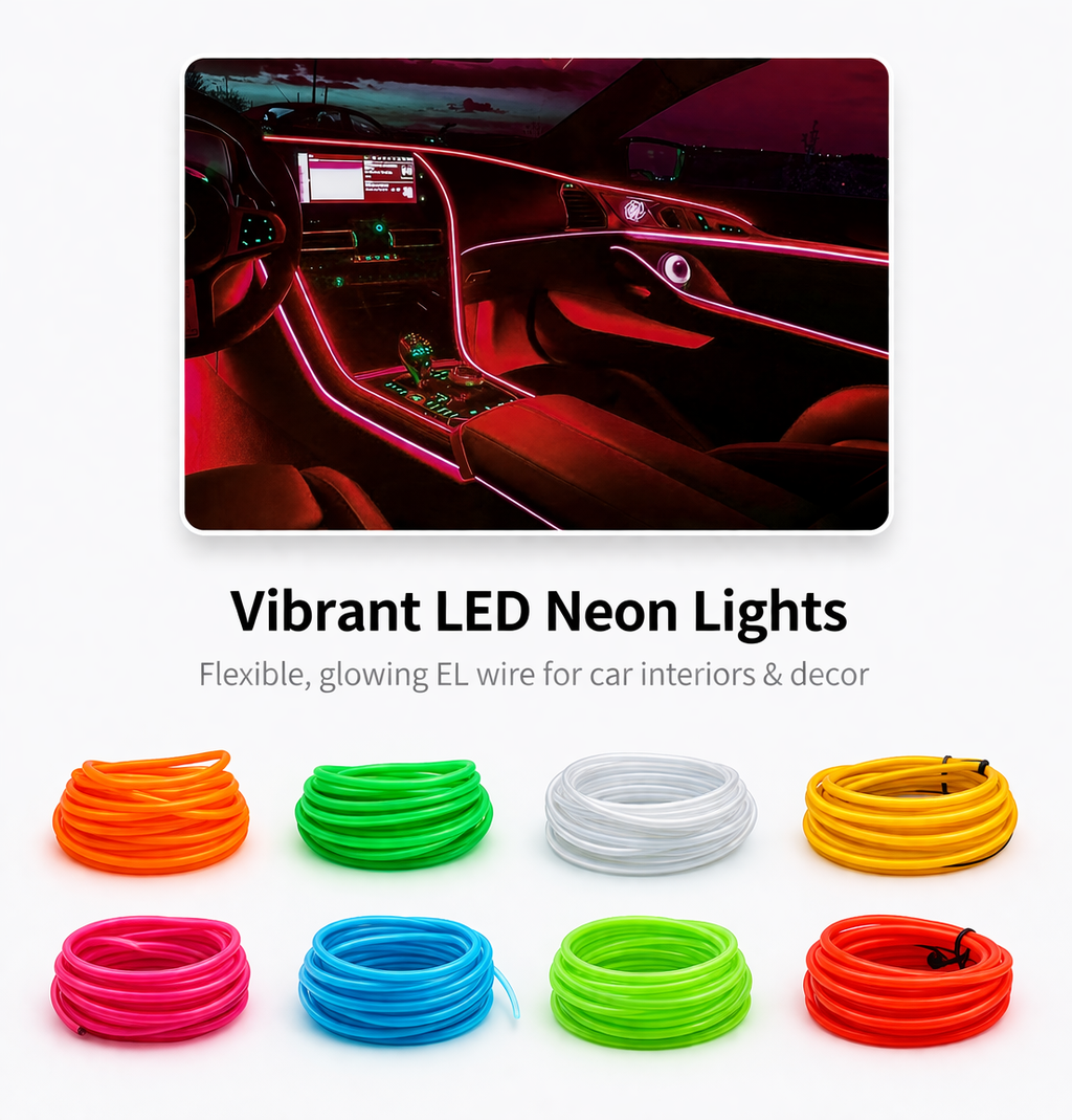 Car Led Decoration Cold Light Interior Modification Strip USB Car Atmosphere Light Lamp Line