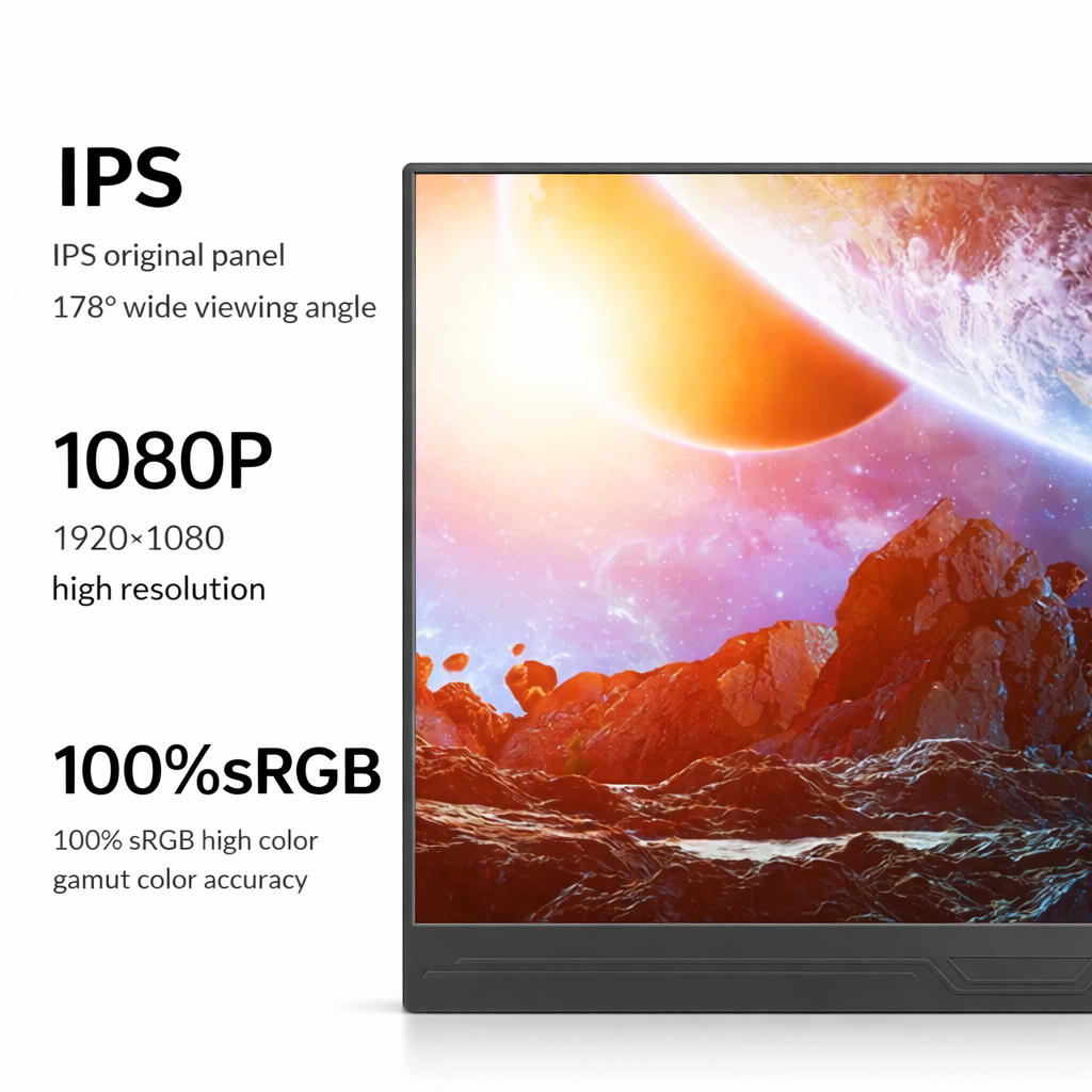 15.6-inch 1080P Portable Gaming Monitor
