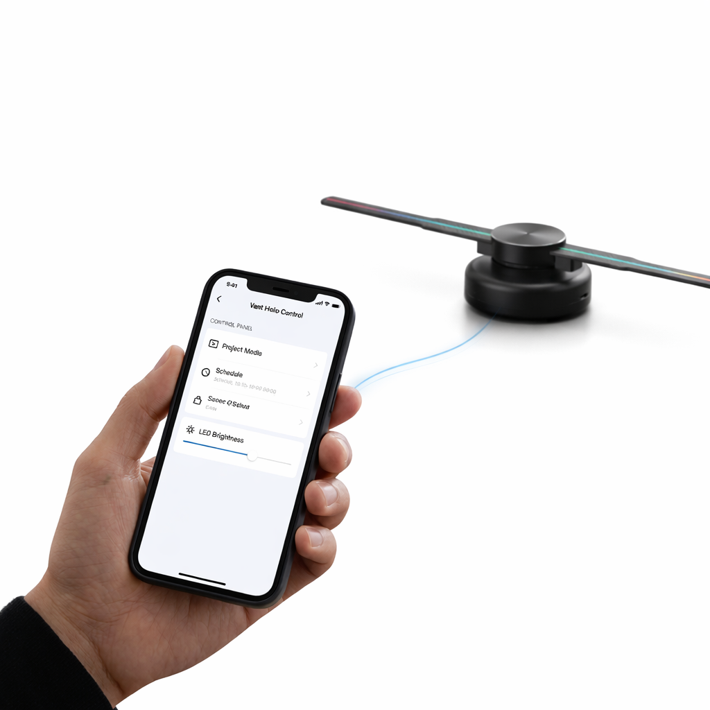 Holographic Fan Projector Light