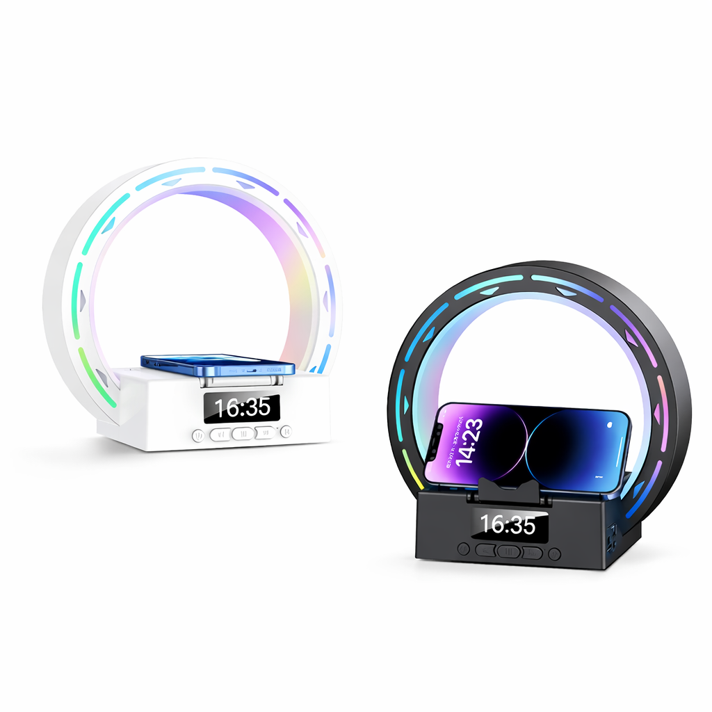 4-in-1 Wireless Charging Speaker Lamp