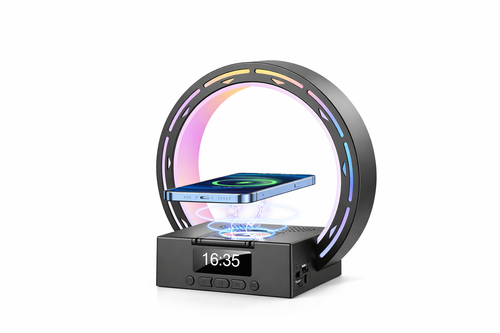 4-in-1 Wireless Charging Speaker Lamp