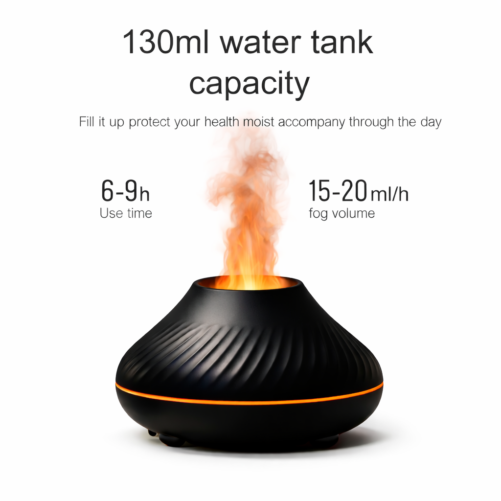 RGB Volcano Flame Diffuser