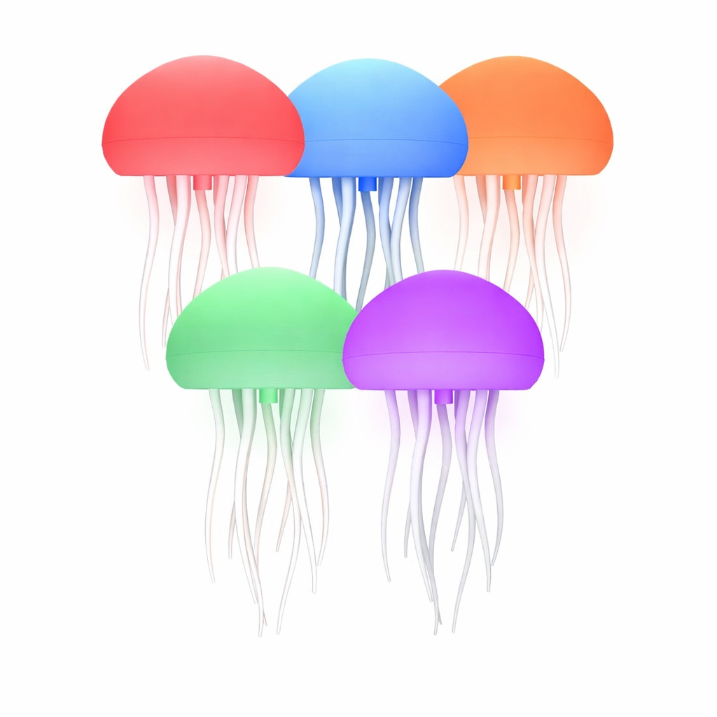 Jellyfish LED Mood Lamp – Color-Changing Smart Night Light for Relaxing Ambience