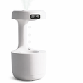 Anti-Gravity Water Drop Humidifier – Smart LED Aroma Diffuser for Home & Relaxation